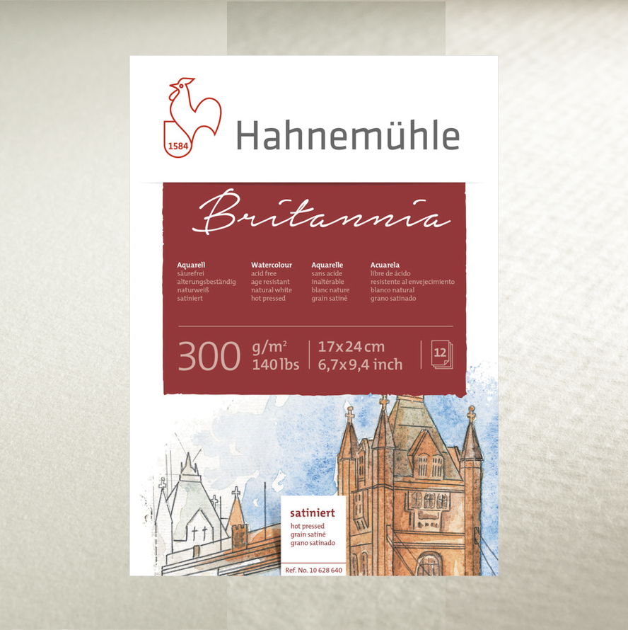 Hahnemuhle Britannia Watercolor Paper Blocks