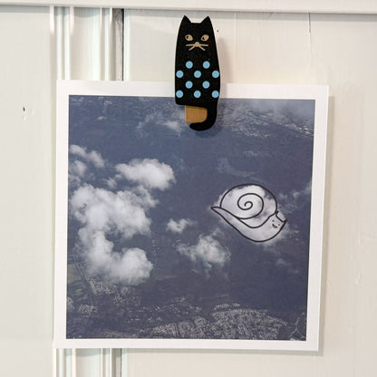Howdy Cloudy Art Print by Missy Kulik