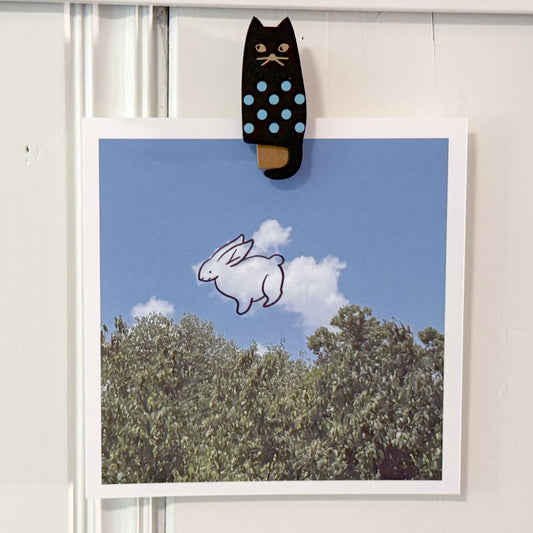 Howdy Cloudy Art Print by Missy Kulik