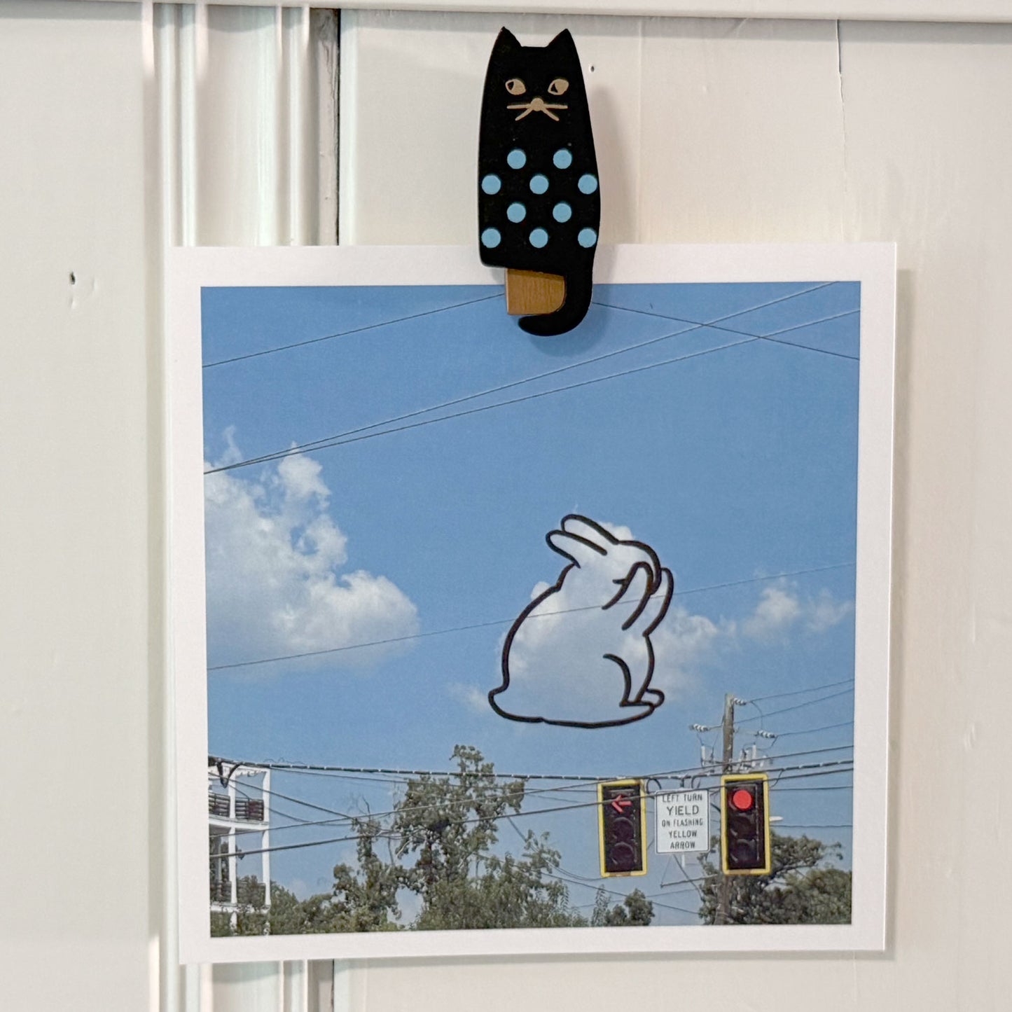 Howdy Cloudy Art Print by Missy Kulik