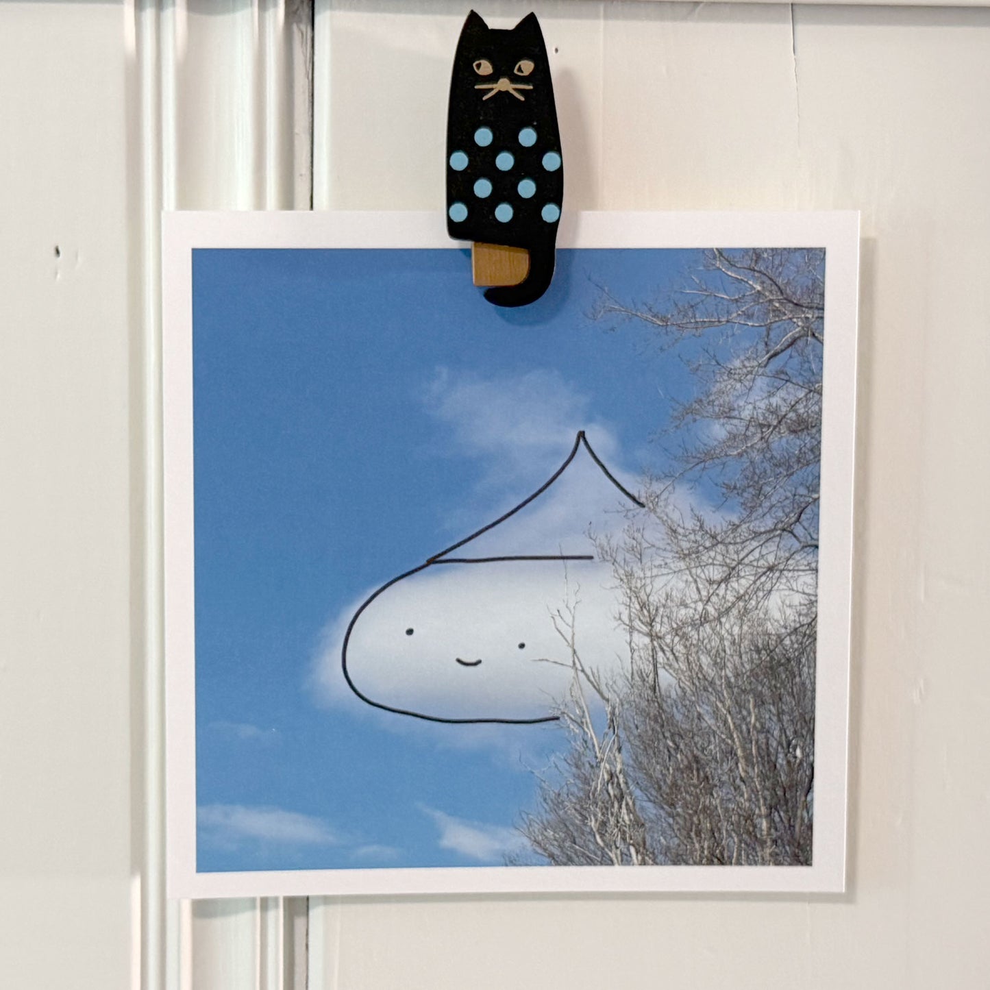 Howdy Cloudy Art Print by Missy Kulik