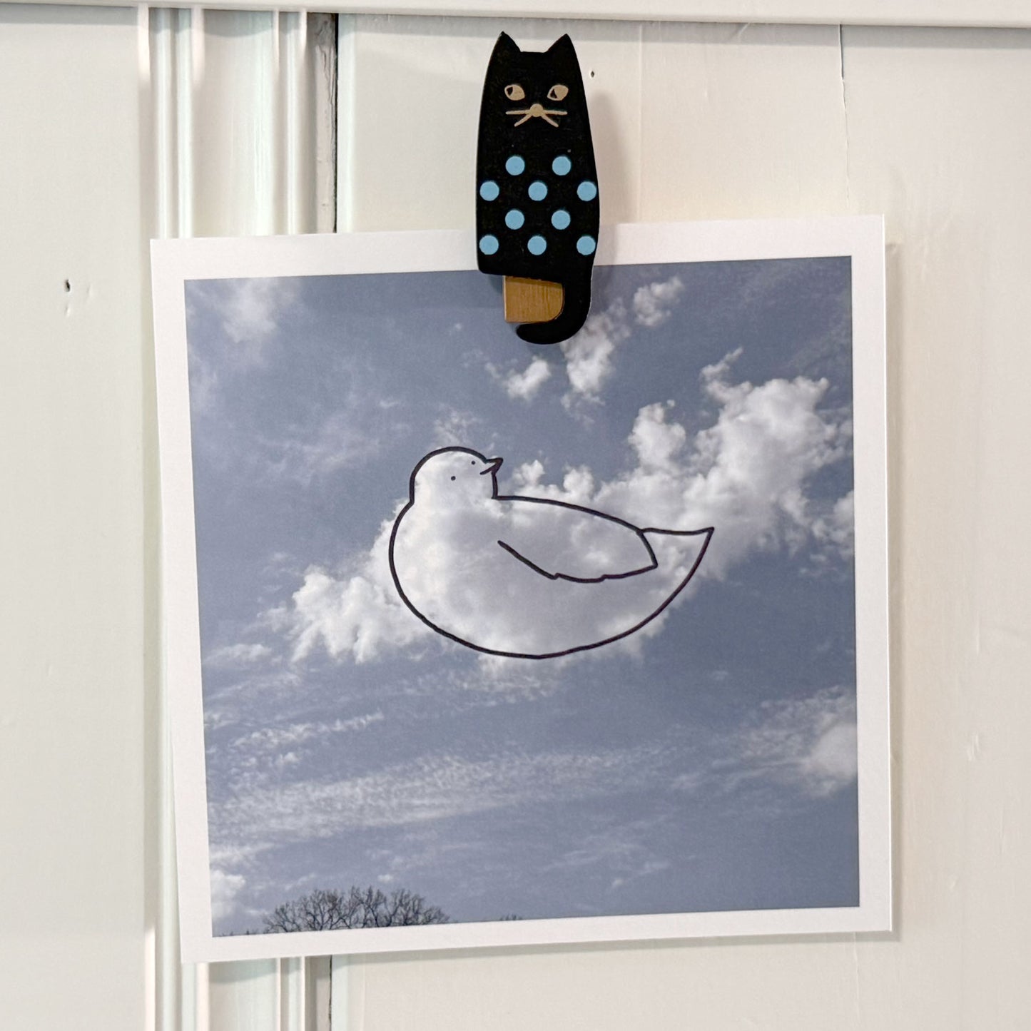 Howdy Cloudy Art Print by Missy Kulik