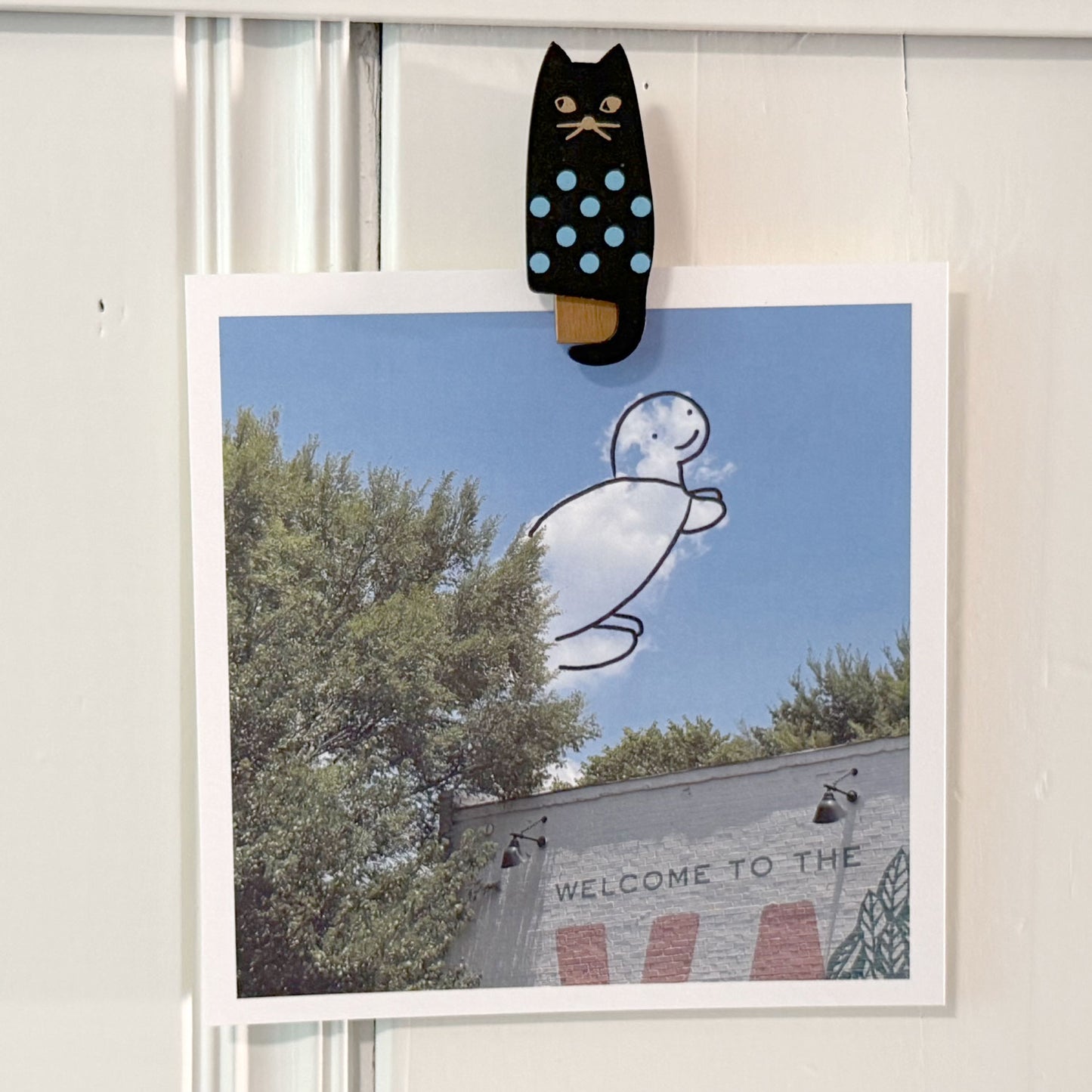 Howdy Cloudy Art Print by Missy Kulik