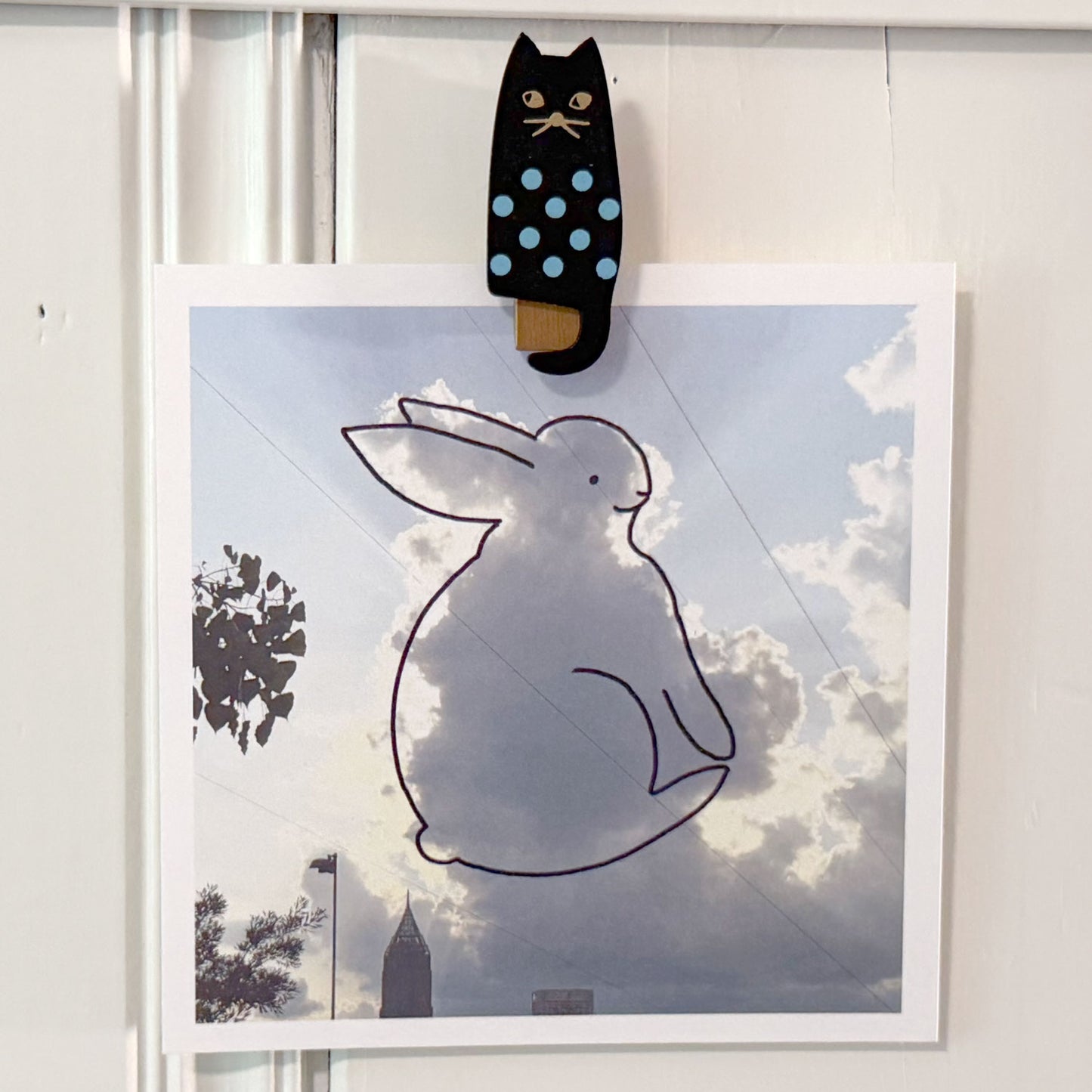 Howdy Cloudy Art Print by Missy Kulik