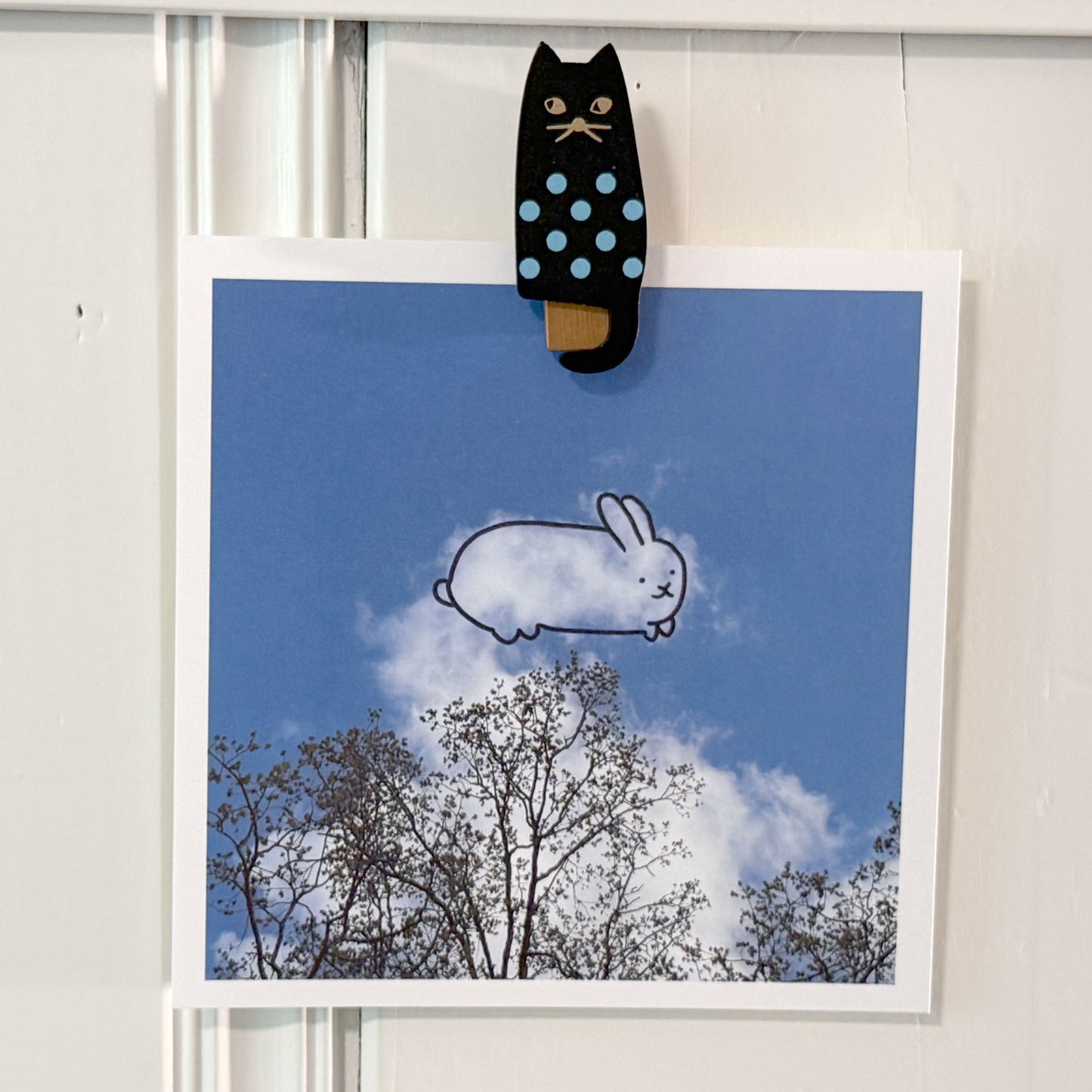 Howdy Cloudy Art Print by Missy Kulik