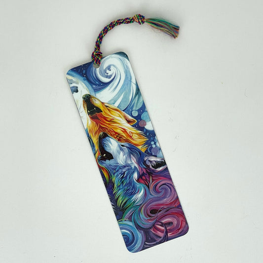 "Howling Wolves" Bookmark by Katy Lipscomb