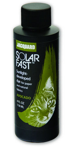 Tinte Jacquard Solar Fast desarrollado a la luz del sol - 4 oz. botellas