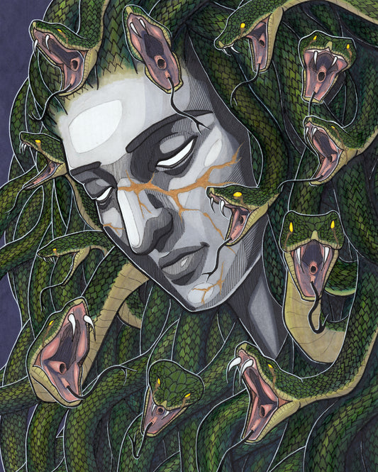 "Medusa" Print by Holly Hutchinson