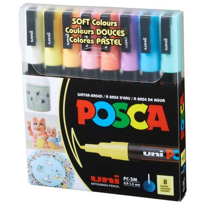 POSCA Paint Marker 8 Set - Soft Colors