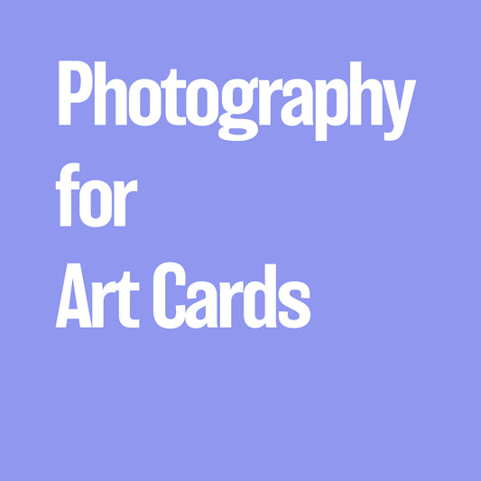 Fotografía para tarjetas artísticas • Servicio de fotografía + impresión