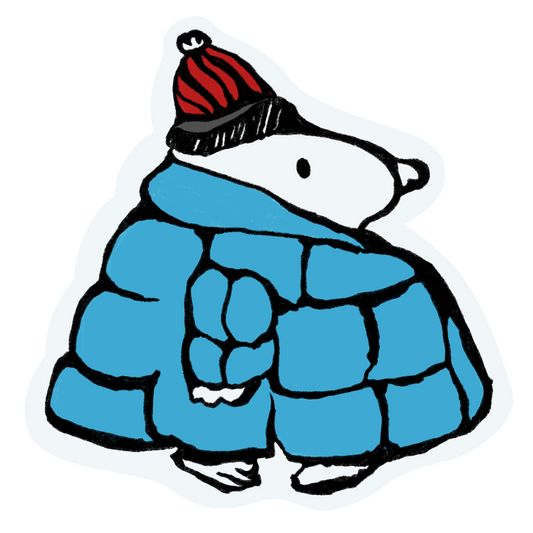 "Blue Snoopy" Sticker by Olive Roberts