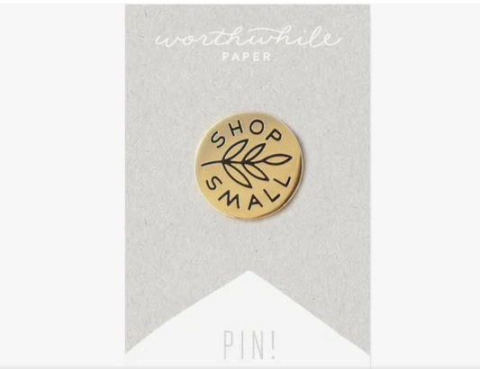 Shop Small Enamel Pin by Worthwhile Paper