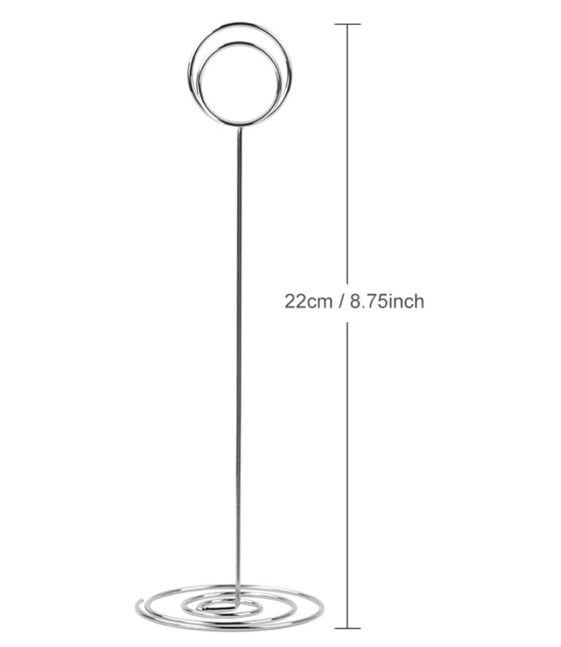 Radezon Table Number Stands, 10pc