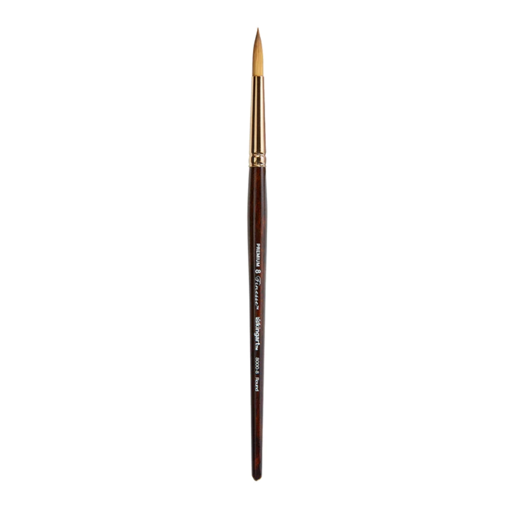 SPECIAL ORDER ITEM: KINGART® Finesse™ Watercolor Artist Brushes, Synthetic Kolinsky Sable Blend