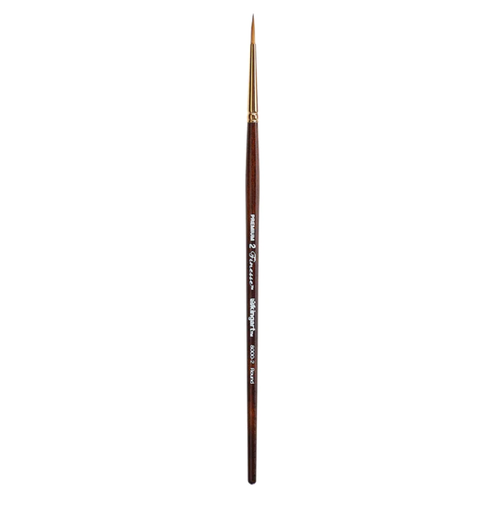 SPECIAL ORDER ITEM: KINGART® Finesse™ Watercolor Artist Brushes, Synthetic Kolinsky Sable Blend