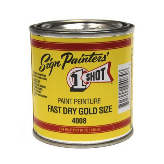 1 Shot Fast Dry Gold Size 4008 - 8 oz.