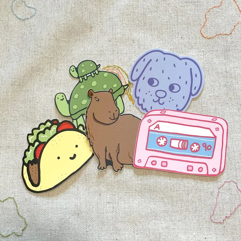 5 Sticker Set by Missy Kulik