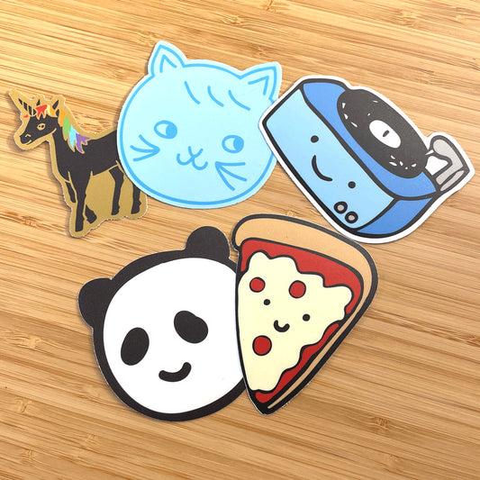 5 Sticker Set by Missy Kulik