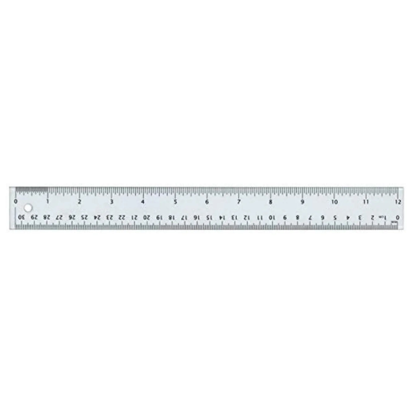 Alvin Clear Acrylic Ruler - 12 inch