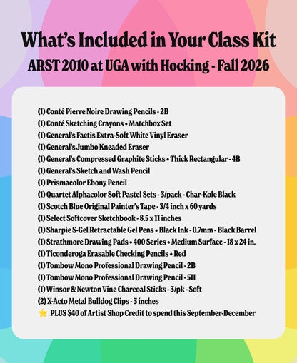 Kit #10 • Class Kit for UGA - ARST 2010 with Hocking • Fall 2026