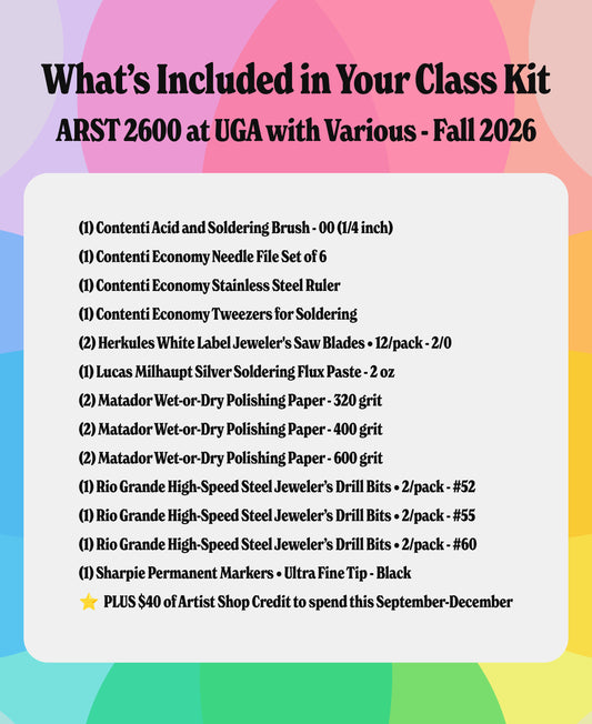 Kit #14 • Class Kit for UGA - ARST 2600 with Various Teachers • Fall 2026