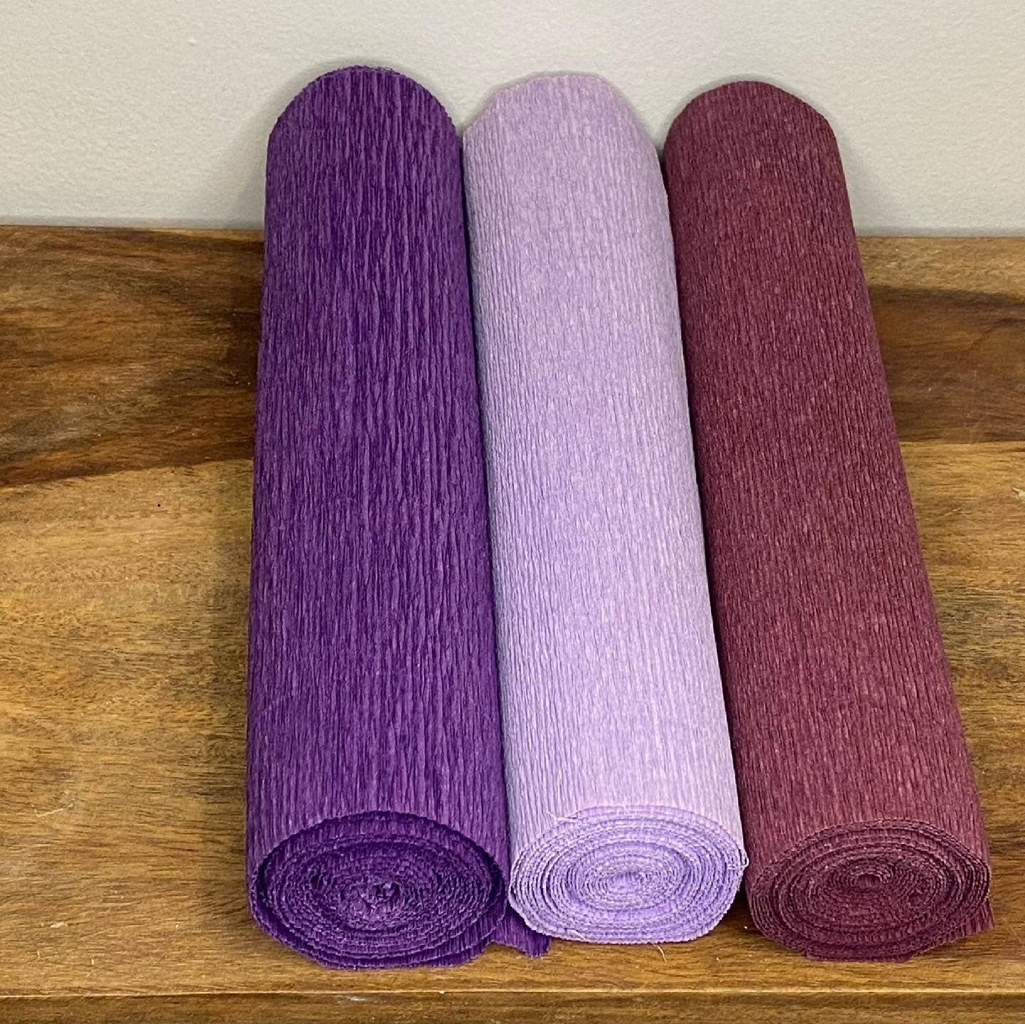 Dark Purple Heavy Florist Crepe