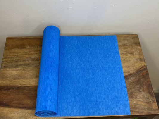 Blue Heavy Florist Crepe
