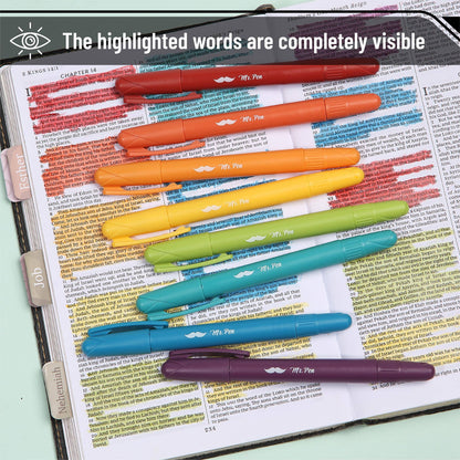 Mr Pen Gel Highlighters - 16 pieces - Bright Assorted Colors