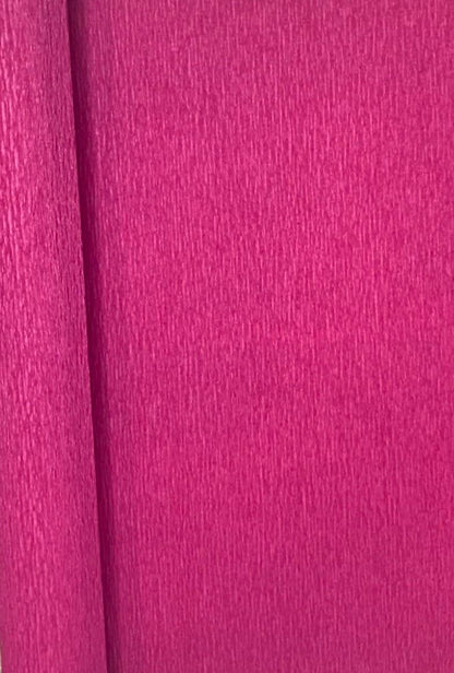 Dark Pink Heavy Florist Crepe