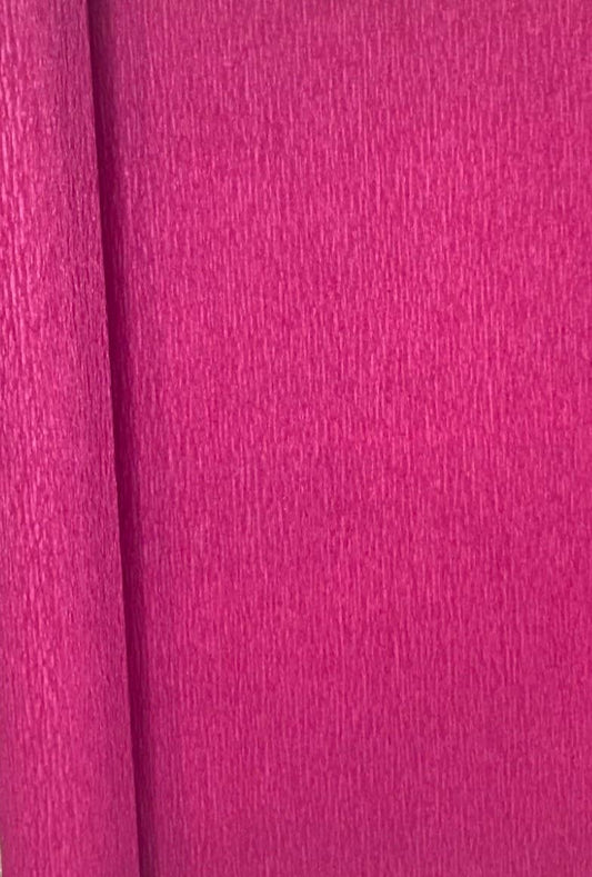 Dark Pink Heavy Florist Crepe