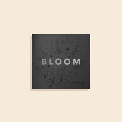 Bloom: A Mini Floral Coloring Book