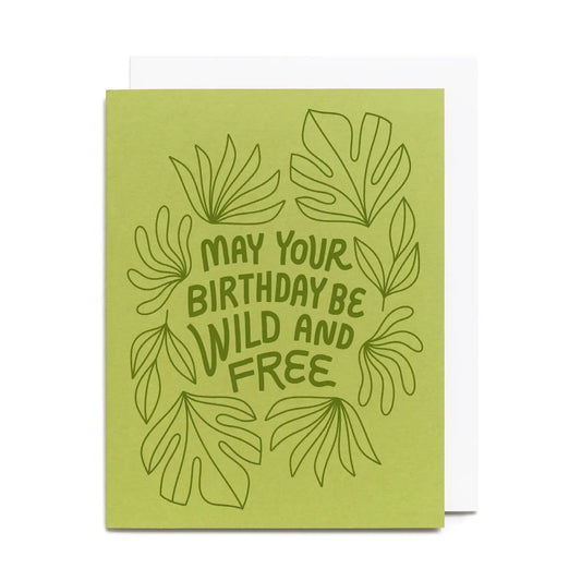 Wild & Free Birthday Card by Worthwhile Paper
