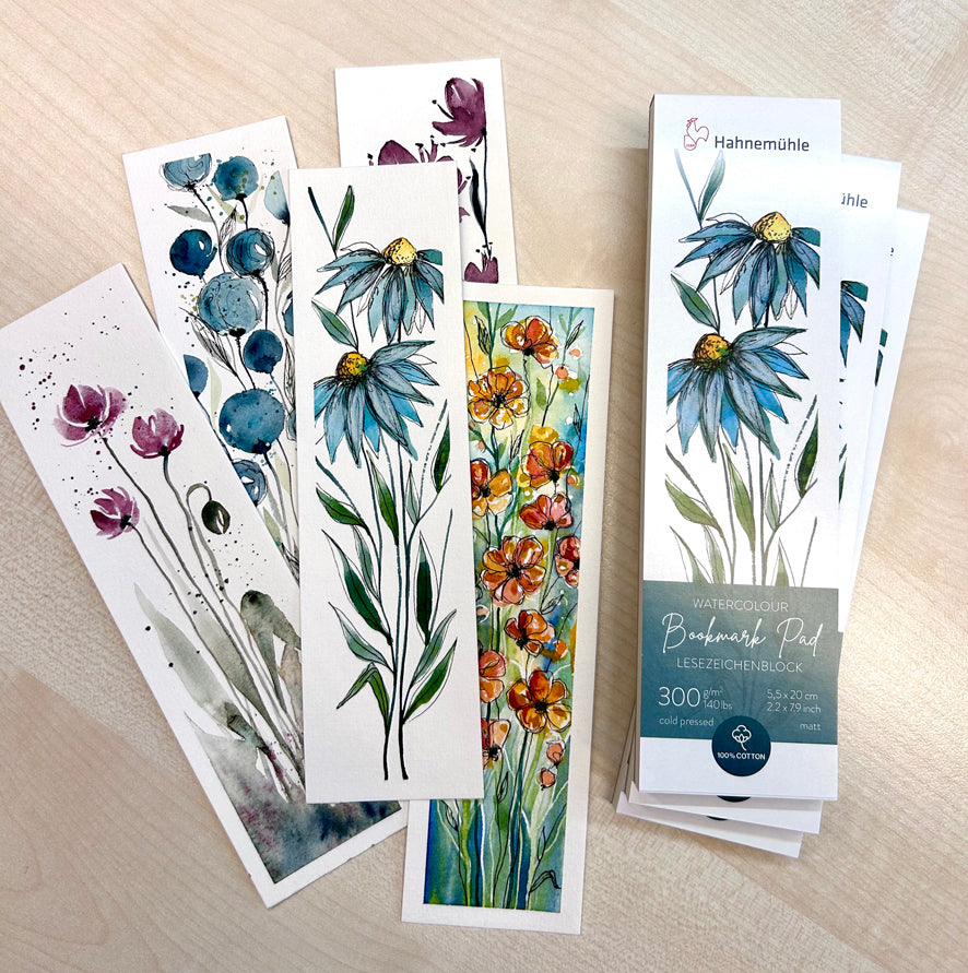 Watercolor Bookmark Pad by Hahnemuhle