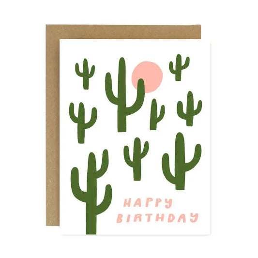 Cactus Birthday Card by Worthwhile Paper