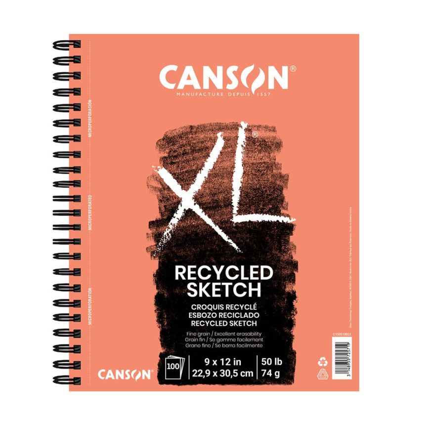 Carnet de croquis recyclé Canson XL