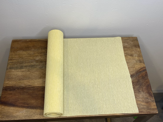 Cream Heavy Florist Crepe