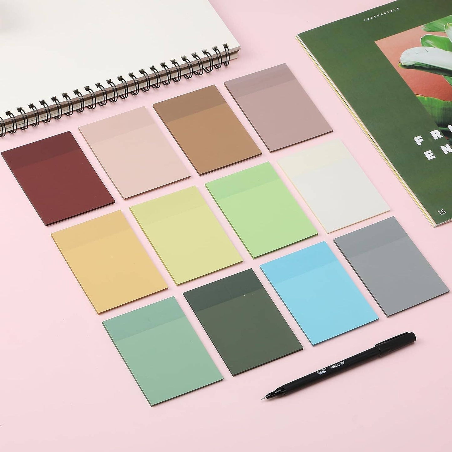 Mr. Pen Transparent Sticky Notes - 600 Sheets - 3 x 4 inches