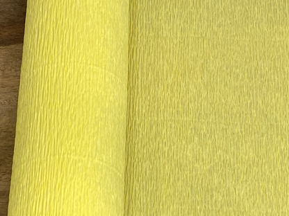 Light Yellow Heavy Florist Crepe