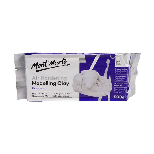 Air Hardening Modelling Clay Premium - White 500 grams