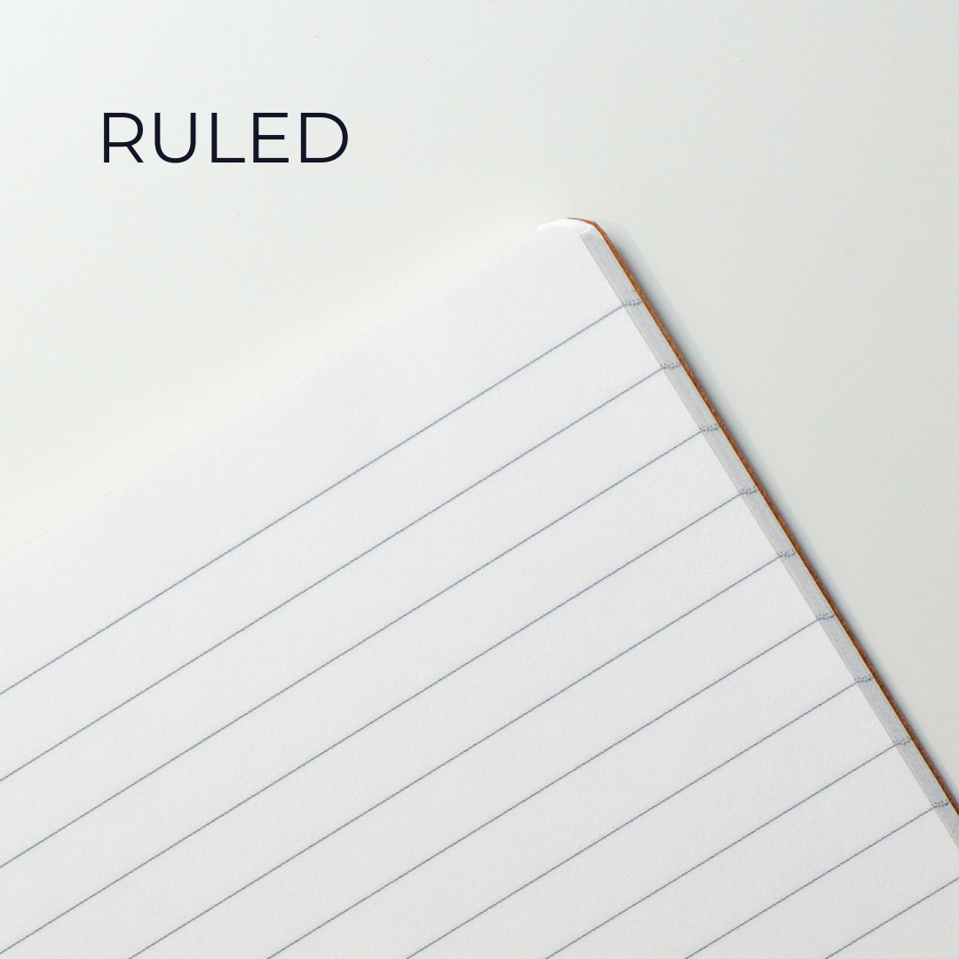 Pocket-Size Notebook with Tomoe River Paper by LOCHBY • Ruled Pages