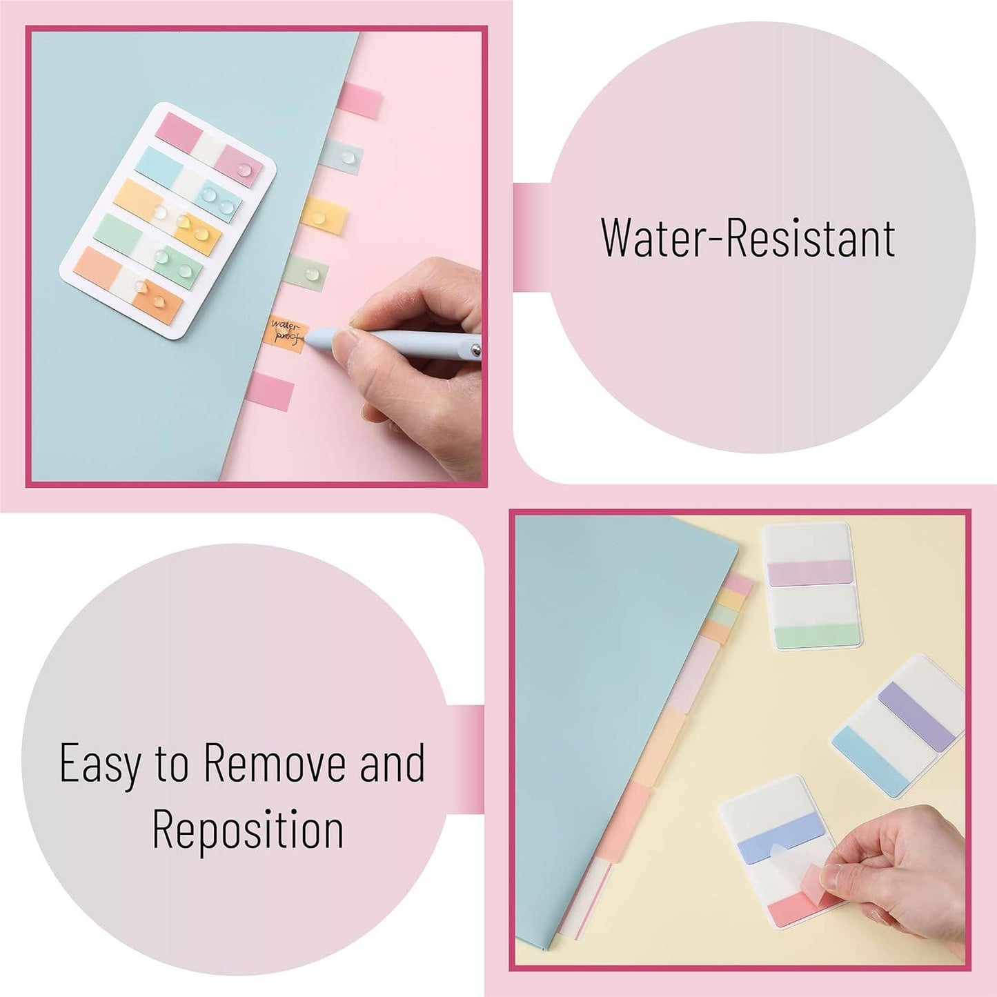 Mr. Pen Sticky Index Tabs - 500 Pieces