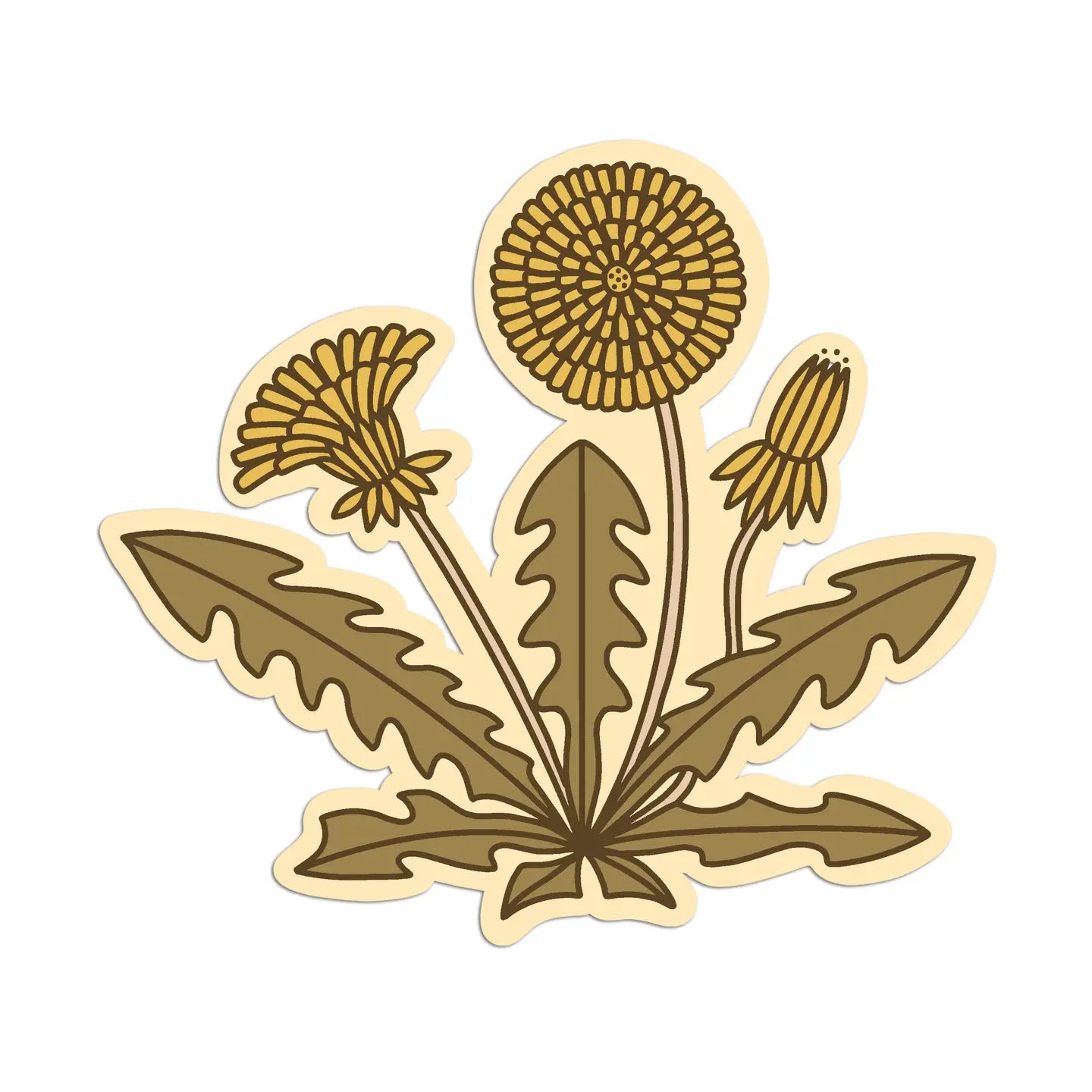 Dandelion Die Cut Sticker by Worthwhile Paper