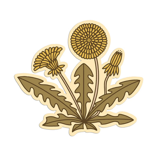 Dandelion Die Cut Sticker by Worthwhile Paper