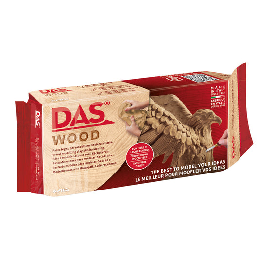 DAS Air Dry / Air Hardening Clay - Wood