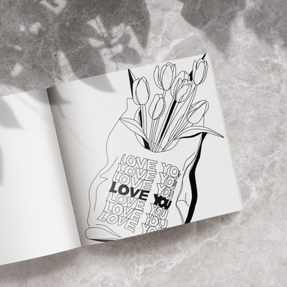 Love in Bloom • Coloring Book