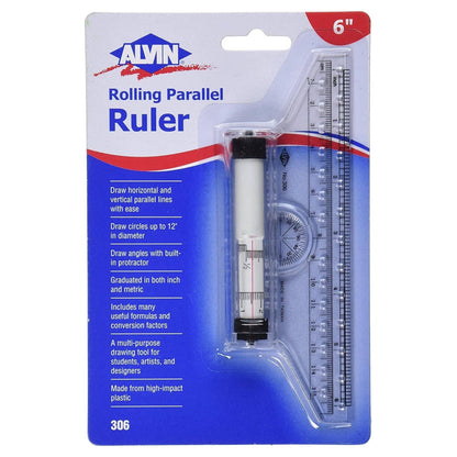 Alvin Rolling Ruler - 12 inch