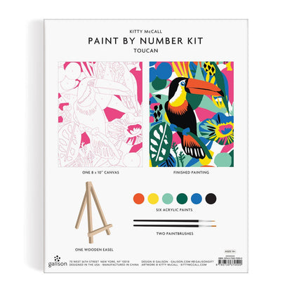 Kitty McCall Toucan Paint By Number Kit