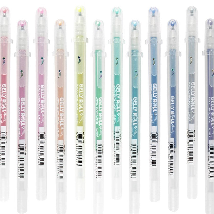 Gelly Roll Retractable Stardust Glitter Gel Pens