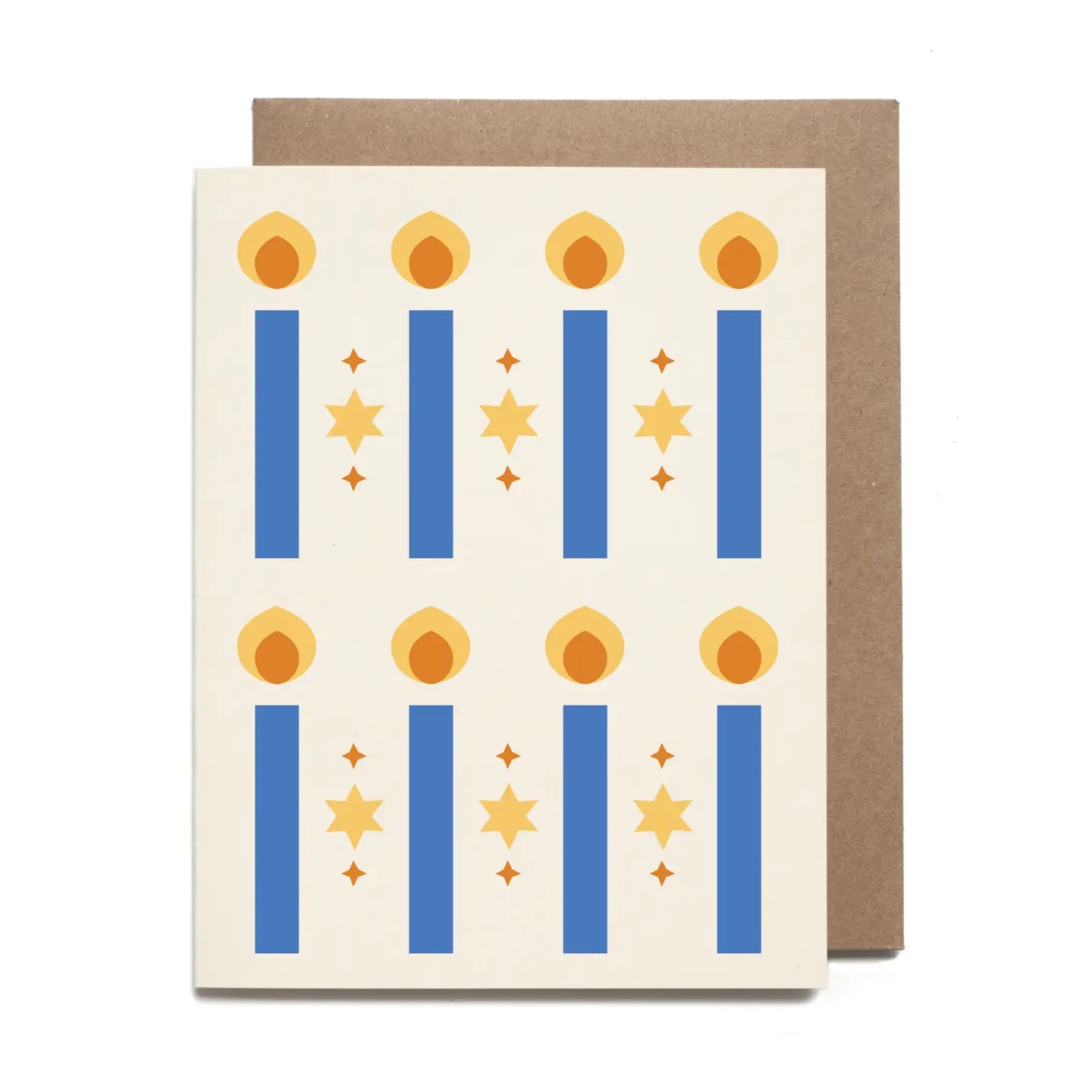 Hanukkah Pattern Holiday Card by Worthwhile Paper