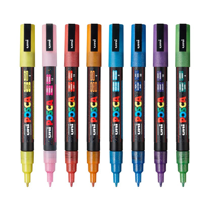 POSCA Paint Marker 8 Set - Glitter Colors